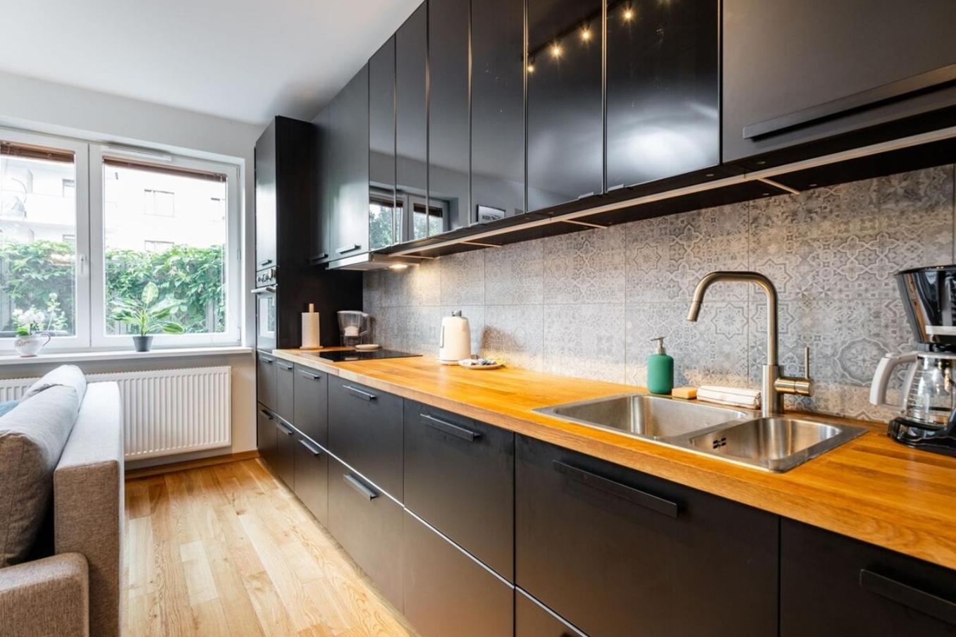 Modern 70M Apartment With Private Garden Metro Warsaw Exterior photo